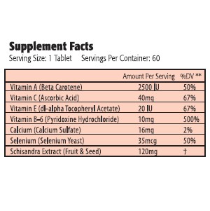 Herbalife Schizandra Plus Nutritional Facts